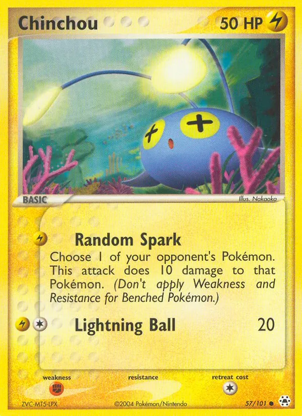 57 Chinchou – Hidden Legends