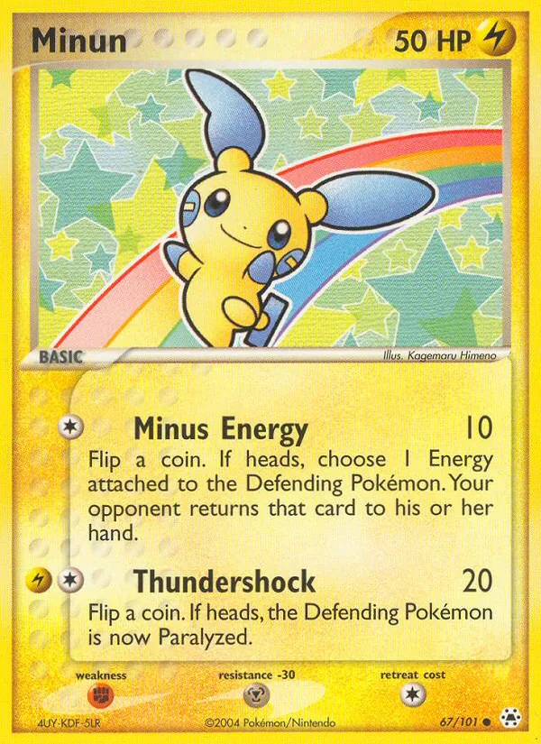 67 Minun – Hidden Legends