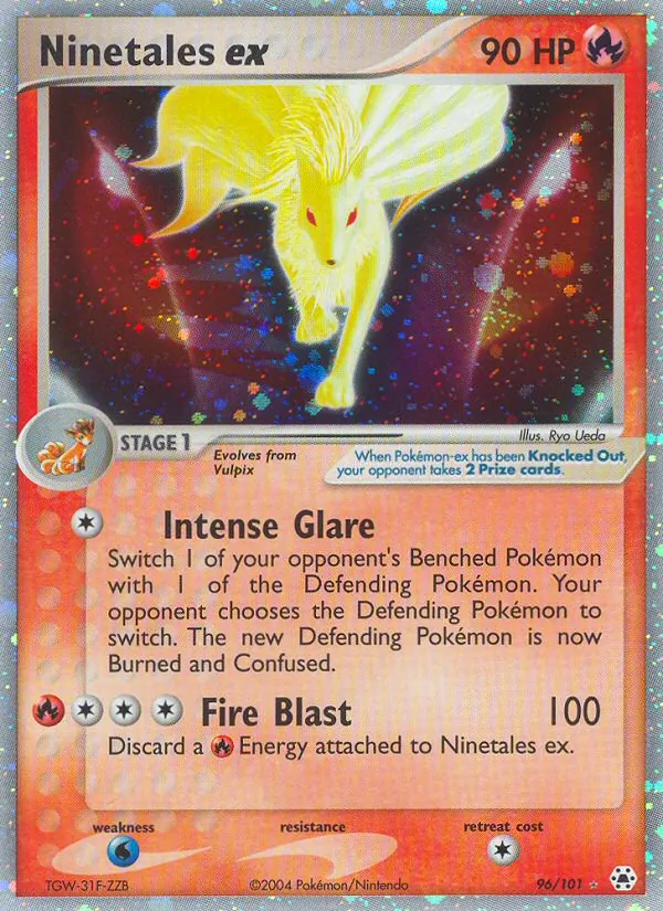 96 Ninetales ex – Hidden Legends