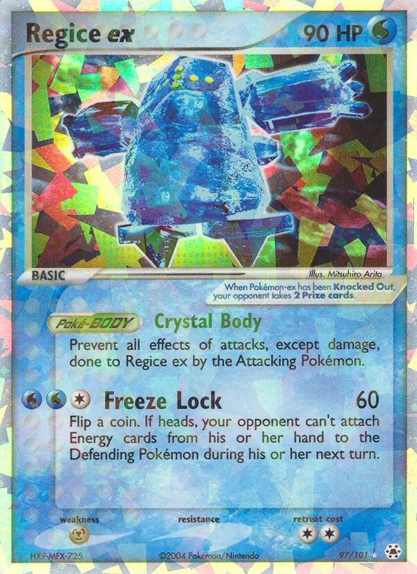 97 Regice ex – Hidden Legends