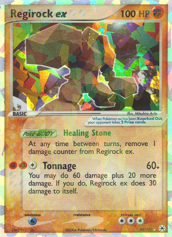 98 Regirock ex – Hidden Legends