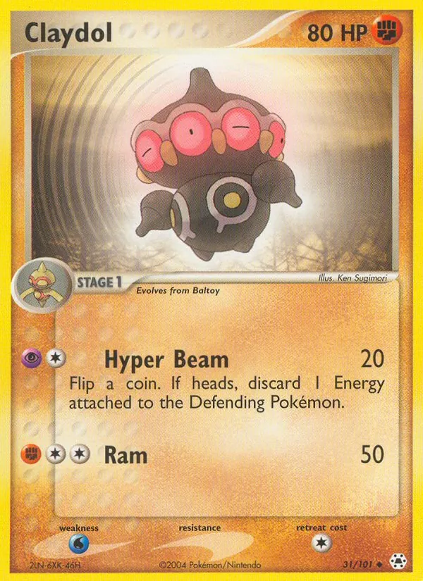31-RH Claydol – Hidden Legends