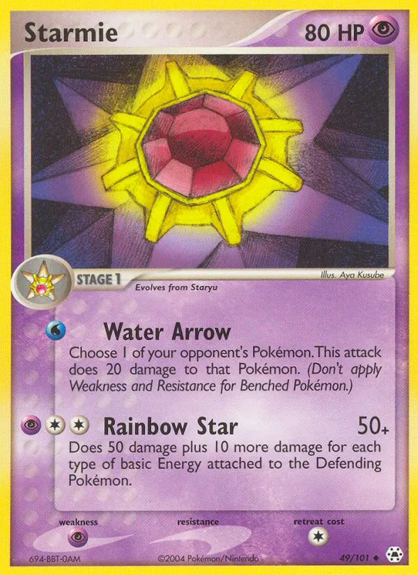 49-RH Starmie – Hidden Legends