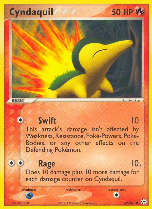 59-RH Cyndaquil – Hidden Legends
