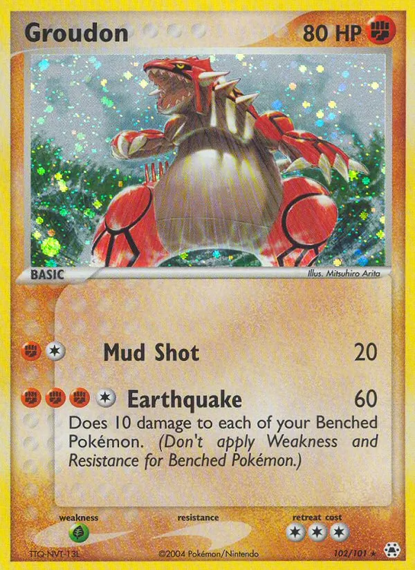 102 Groudon – Hidden Legends