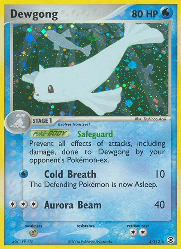 3-holo-energy Dewgong (Energy) – FireRed & LeafGreen