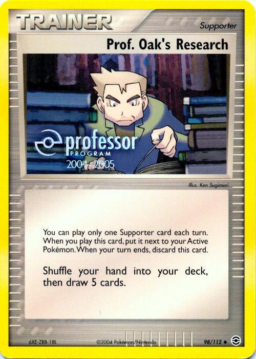 98-normal-professorprogram Prof. Oak's Research (Professor Program stamp) – FireRed & LeafGreen