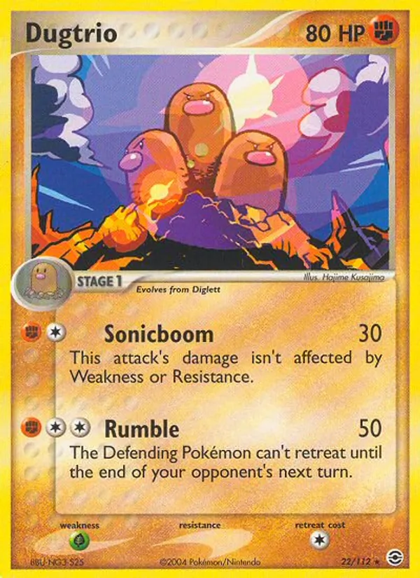 22-ER Dugtrio – FireRed & LeafGreen
