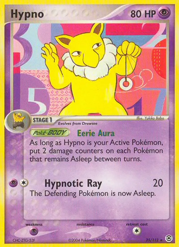 25-ER Hypno – FireRed & LeafGreen