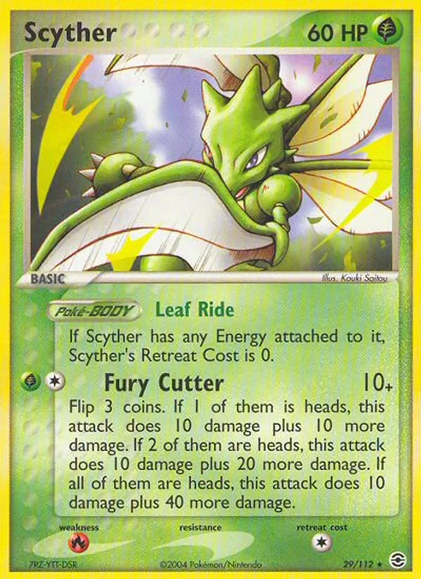 29-ER Scyther – FireRed & LeafGreen