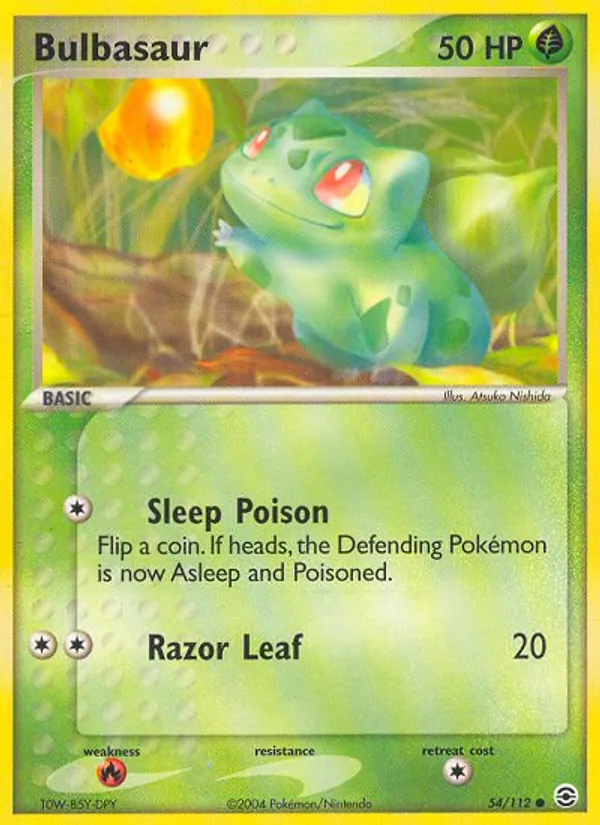 54-ER Bulbasaur – FireRed & LeafGreen