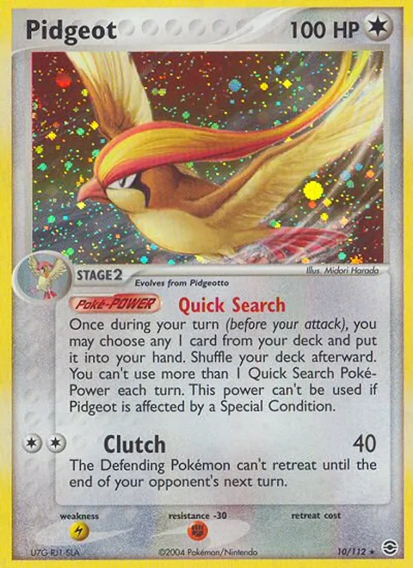 10 Pidgeot – FireRed & LeafGreen