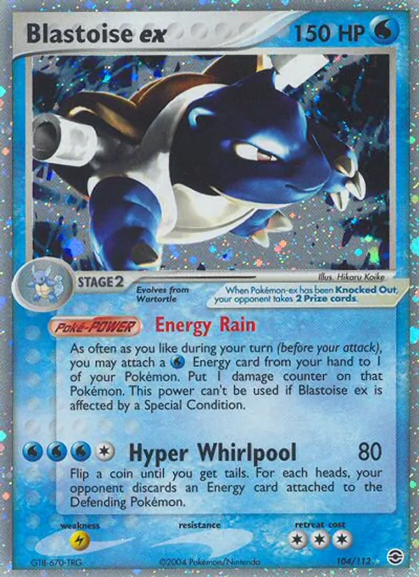 104 Blastoise ex – FireRed & LeafGreen