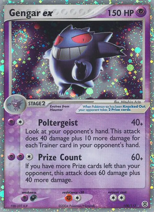 108 Gengar ex – FireRed & LeafGreen