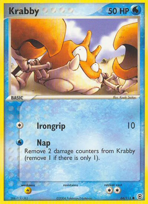 66 Krabby – FireRed & LeafGreen