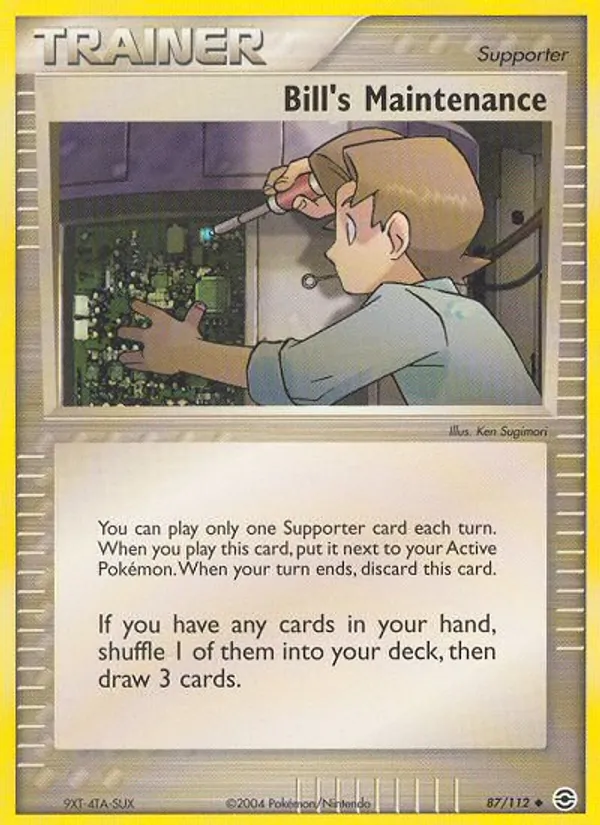 87 Bill's Maintenance – FireRed & LeafGreen