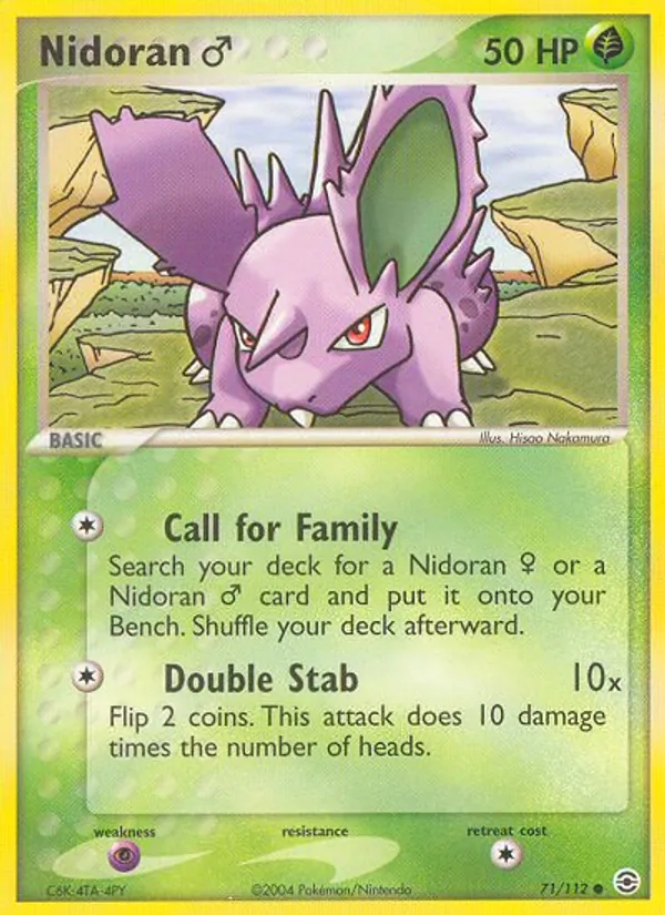 71-RH Nidoran♂ – FireRed & LeafGreen