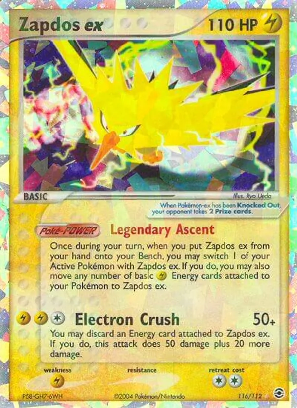 116 Zapdos ex – FireRed & LeafGreen