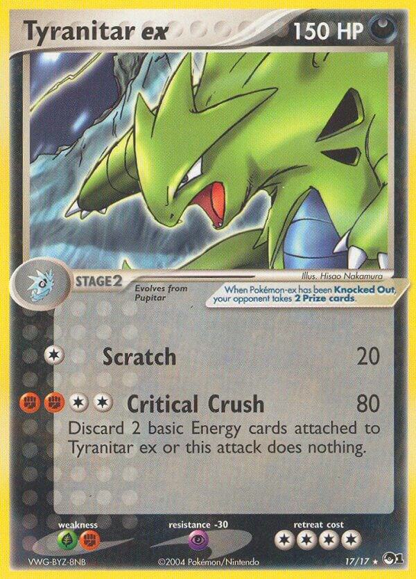 17-H Tyranitar ex – POP Series 1