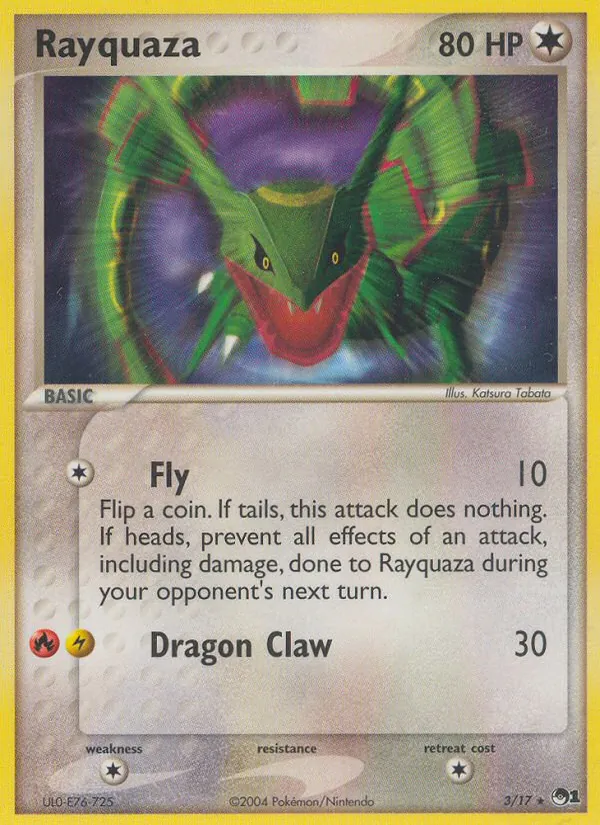 3-H Rayquaza – POP Series 1