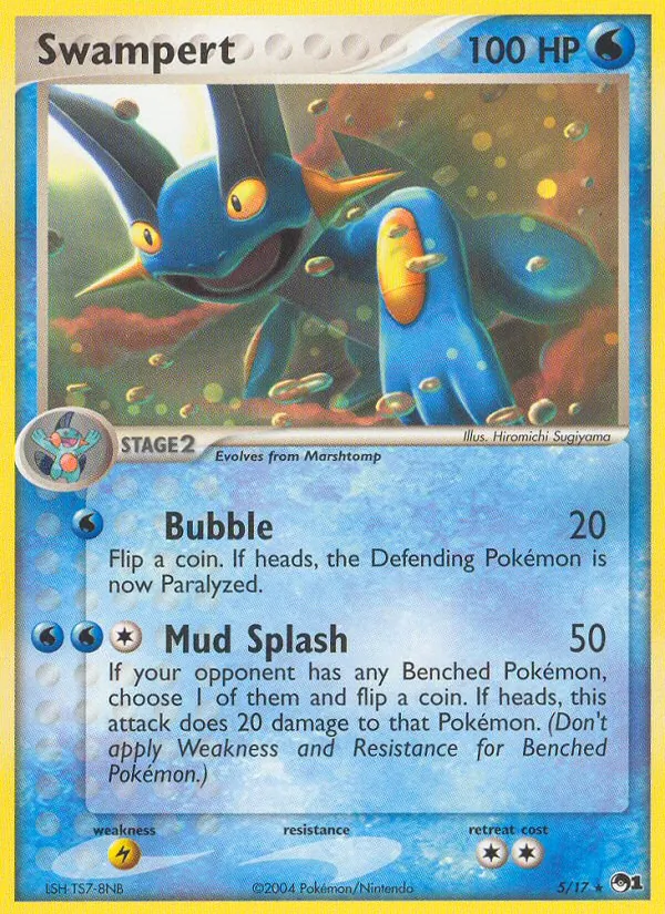 5-H Swampert – POP Series 1