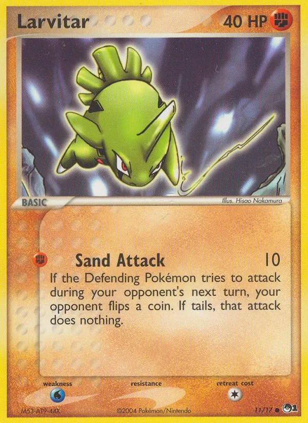 11 Larvitar – POP Series 1