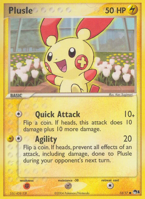 13 Plusle – POP Series 1
