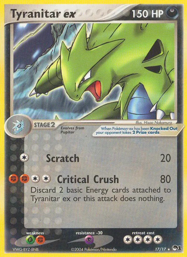 17 Tyranitar ex – POP Series 1