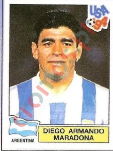 257 Diego Armando Maradona – FIFA World Cup USA 1994 Panini