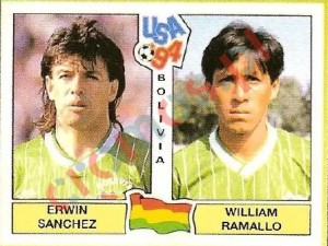 232 Erwin Sanchez / William Ramallo – FIFA World Cup USA 1994 Panini