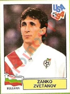 288 Zanko Zvetanov – FIFA World Cup USA 1994 Panini