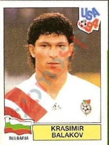 292 Krasimir Balakov – FIFA World Cup USA 1994 Panini