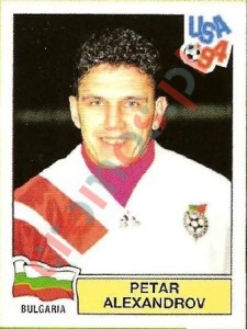 298 Petar Alexandrov – FIFA World Cup USA 1994 Panini