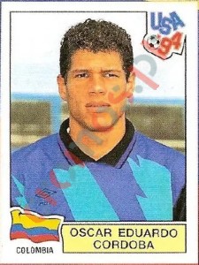 54 Oscar Eduardo Cordoba – FIFA World Cup USA 1994 Panini