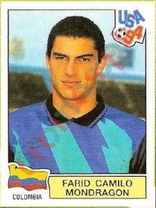 72 Faryd Camilo Mondragon – FIFA World Cup USA 1994 Panini