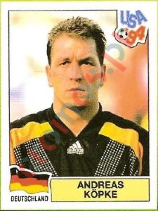 186 Andreas Kopke – FIFA World Cup USA 1994 Panini