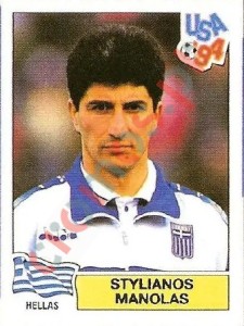266 Stylianos Manolas – FIFA World Cup USA 1994 Panini