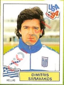 279 Dimitris Saravakos – FIFA World Cup USA 1994 Panini