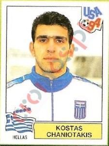 282 Kostas Chaniotakis – FIFA World Cup USA 1994 Panini