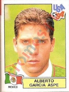 368 Alberto Garcia Aspe – FIFA World Cup USA 1994 Panini