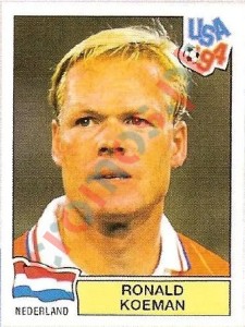 418 Ronald Koeman – FIFA World Cup USA 1994 Panini