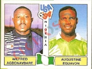 236 Wilfred Agbonavbare / Augustine Eguavon – FIFA World Cup USA 1994 Panini