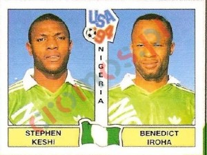 237 Stephen Keshi / Benedict Iroha – FIFA World Cup USA 1994 Panini