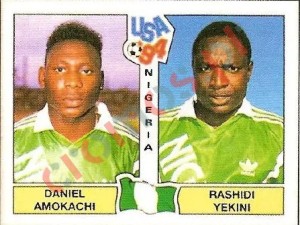 242 Daniel Amokachi / Rashidi Yekini – FIFA World Cup USA 1994 Panini