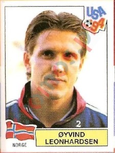 349 Oyvind Leonhardsen – FIFA World Cup USA 1994 Panini