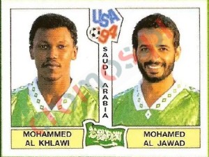 437 Mohammed Al Khlawi / Mohamed Al Jawad – FIFA World Cup USA 1994 Panini