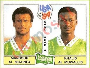439 Mansour Al Muainea / Khalid Al Muwallid – FIFA World Cup USA 1994 Panini