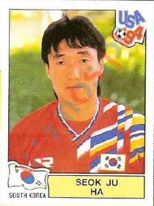220 Seok Ju Ha – FIFA World Cup USA 1994 Panini