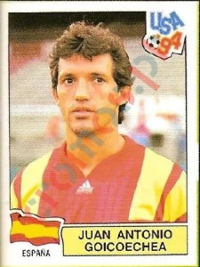 202 Juan Antonio Goicoechea – FIFA World Cup USA 1994 Panini