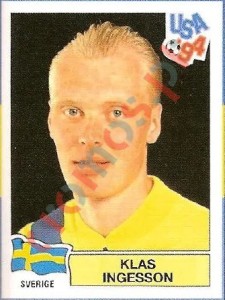 158 Klas Ingesson – FIFA World Cup USA 1994 Panini